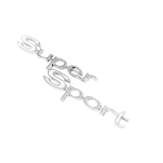 1967 Chevelle Rear Quarter Emblem, "Super Sport", Sold as a Pair