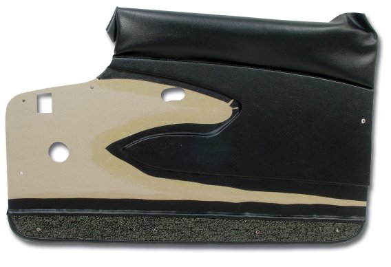 Door Panels- Black For 1960-1961 Corvette