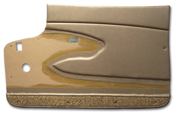 Door Panels- Fawn Metal Support For 1961 Corvette