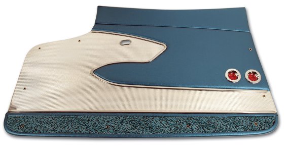 1960 C1 Corvette Door Panels Turquoise Deluxe