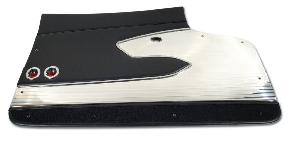 1961 C1 Corvette Door Panels Black Deluxe