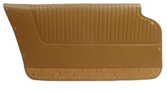 Door Panels Saddle Convertible W/Felt For 1963-1964 Corvette