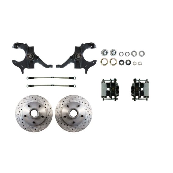 1979-1981 Chevrolet Monte Carlo Front Brake Conversion Kit The Right Stuff AFXWK80DS