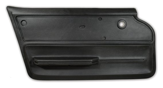 Door Panel Black Convertible W/Felt LH For 1965-1966 Corvette