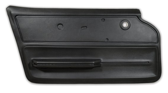 Door Panel- Black Convertible W/Felt LH For 1967 Corvette