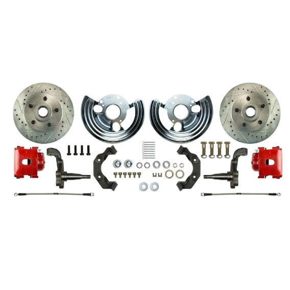 1962-1970 Plymouth Belvedere Front Brake Conversion Kit The Right Stuff MDC62WKCZ