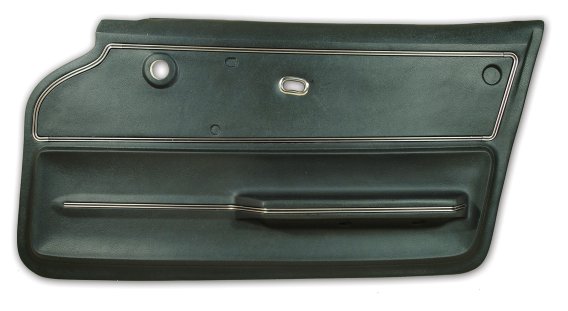 Door Panel- Green Coupe W/Trim RH For 1965-1966 Corvette