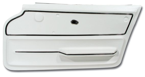 Door Panel- White Coupe W/Trim RH For 1965-1966 Corvette