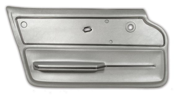 Door Panel Silver Convertible W/Trim LH For 1965-1966 Corvette