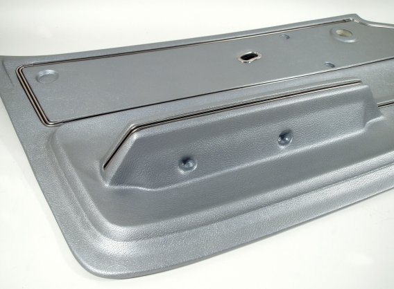 Door Panel Silver Convertible W/Trim LH For 1965-1966 Corvette