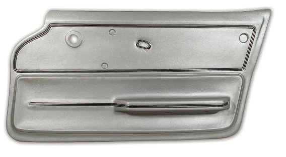 Door Panel Silver Convertible W/Trim RH For 1965-1966 Corvette