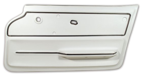 Door Panel White Convertible W/Trim RH For 1965-1966 Corvette