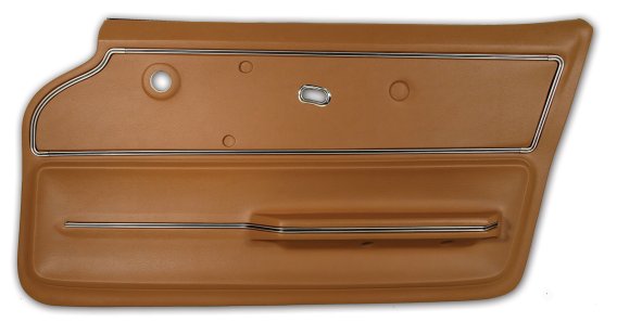 Door Panel- Saddle Convertible W/Trim RH For 1967 Corvette