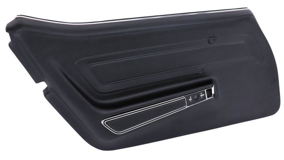 Door Panel- Black Standard LH For 1970-1976 Corvette