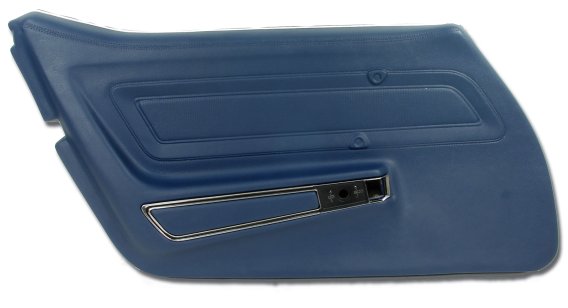 Door Panel- Royal Blue Standard LH For 1971-1972 Corvette