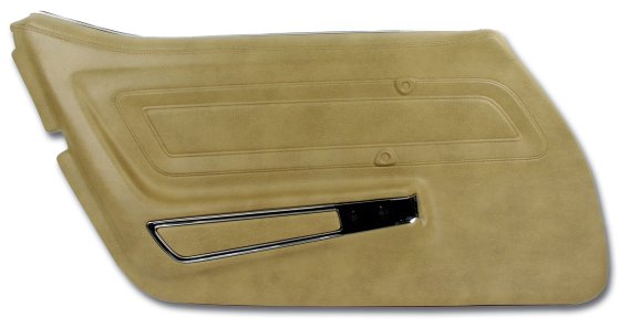 Door Panel- Buckskin Standard LH For 1976 Corvette