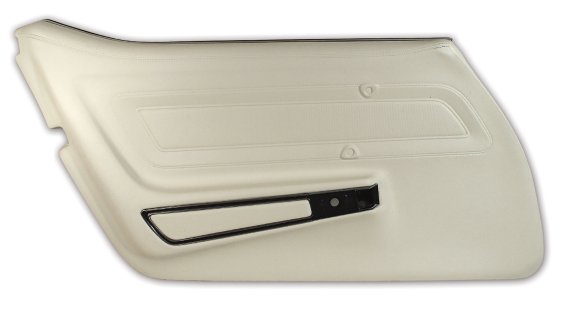 Door Panel- White Standard LH For 1976 Corvette