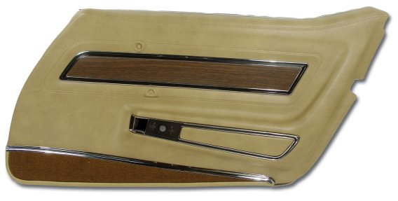 Door Panel- Buckskin Deluxe RH For 1976 Corvette