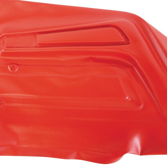 Door Panel Skin- Red LH For 1977 Corvette