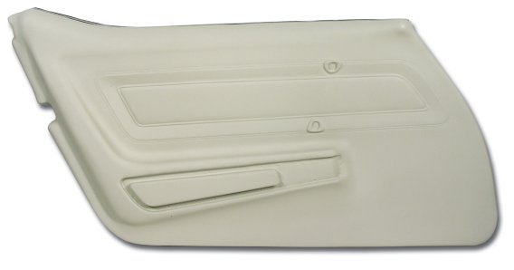 Door Panel- White LH For 1977 Corvette