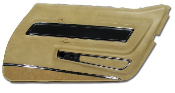 Door Panel- Buckskin Deluxe RH For 1977 Corvette