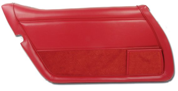 Door Panel- Red LH For 1978-1980 Corvette