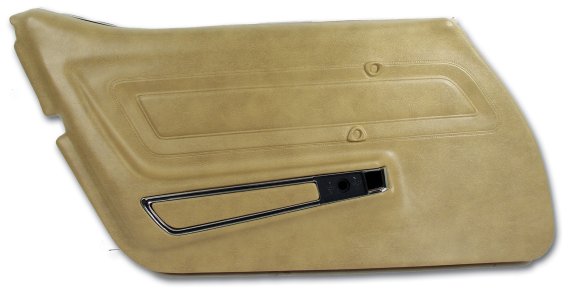 Door Panel- Buckskin Standard LH For 1977 Corvette