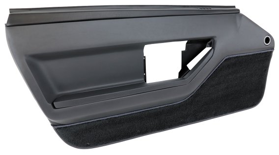 Door Panel- Graphite Deluxe Coupe LH For 1984-1987 Corvette