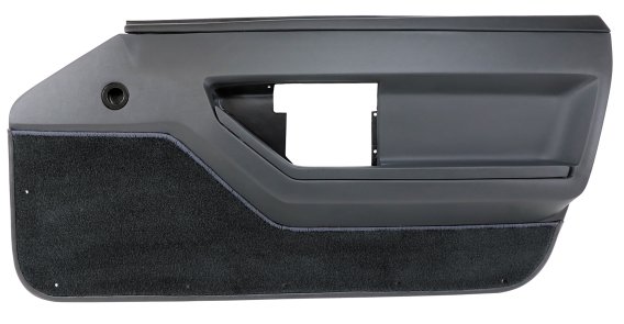 Door Panel- Graphite Deluxe Coupe RH For 1984-1987 Corvette