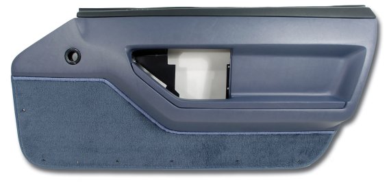 Door Panel- Blue Deluxe Coupe RH For 1984-1985 Corvette