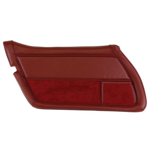 Leather Door Panel- Red LH For 1982 Corvette