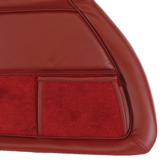 Leather Door Panel- Red LH For 1982 Corvette