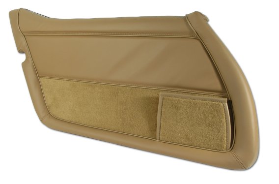 Leather Door Panel- Camel LH For 1981-1982 Corvette