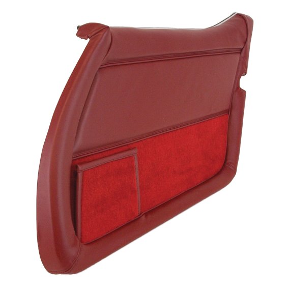 Leather Door Panel- Red RH For 1982 Corvette