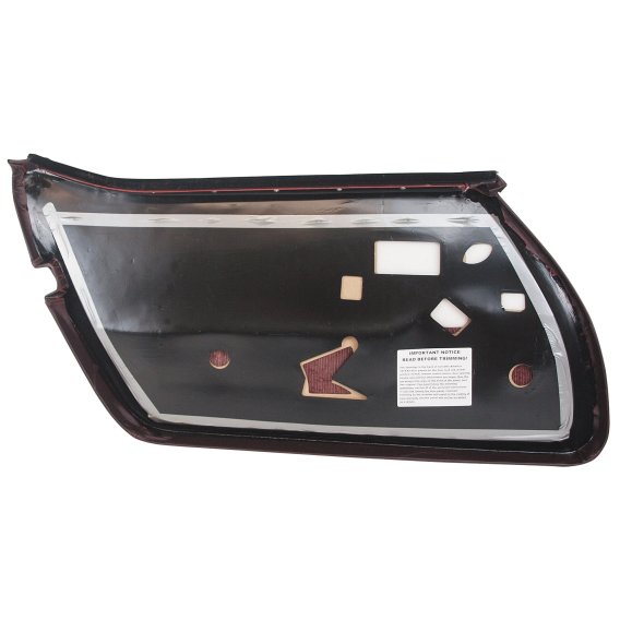 Leather Door Panel- Claret RH For 1980 Corvette