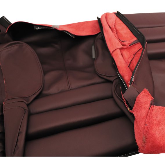 Leather Seat Covers- Ruby Red Sport For 1993 Corvette