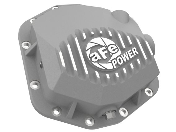 aFe Power Street Series Rear Differential Cover Raw w/Machined Fins 18-21 Jeep Wrangler JL Dana M...