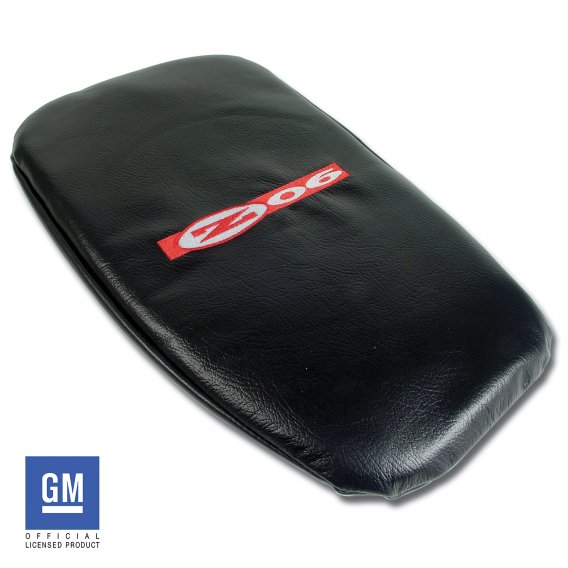 C5 1997-2004 Corvette Leather Vette Rest Black with Z06 Logo