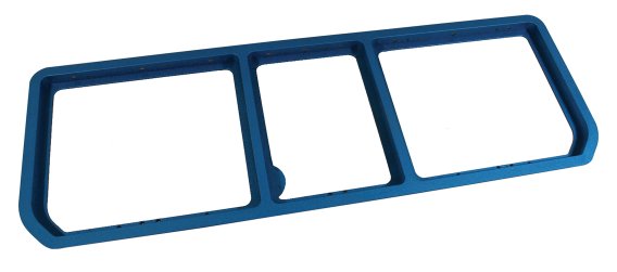 1968-1970 C3 Corvette Rear Compartment Unit Master Frame Bright Blue 3-Door