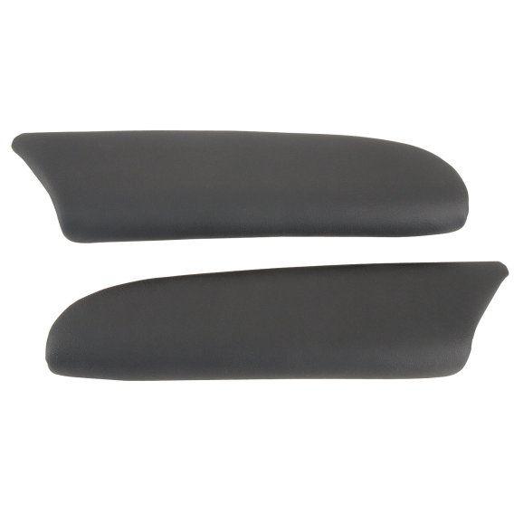 C5 Corvette Leather Armrest Pads Cushions in Black Finish