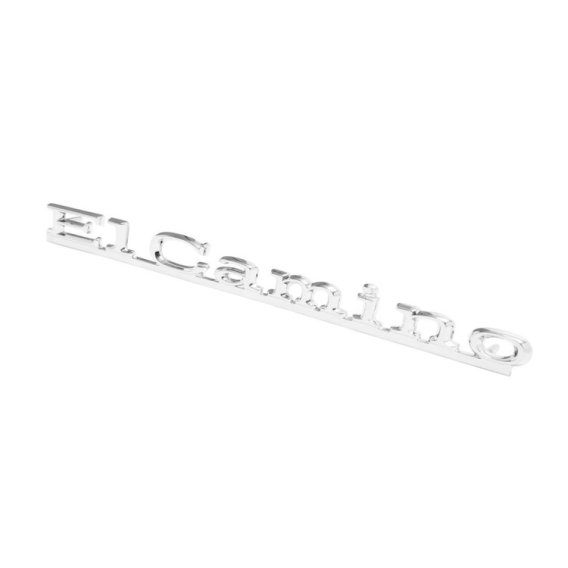 1967 El Camino Hood Emblem, "El Camino", Sold as Each