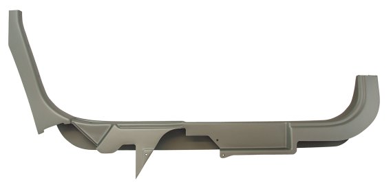 Door Sill- Gray LH Convertible For 1986-1987 Corvette