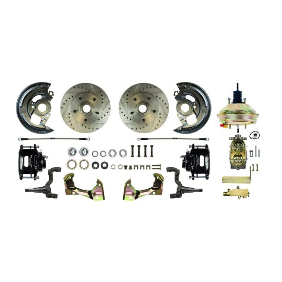 1962-1967 Chevrolet Chevy II Front Brake Conversion Kit The Right Stuff AFXDC03CS