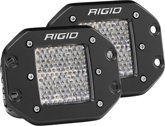 Diffused Flush Mount Pair D-Series Pro RIGID Industries 512513