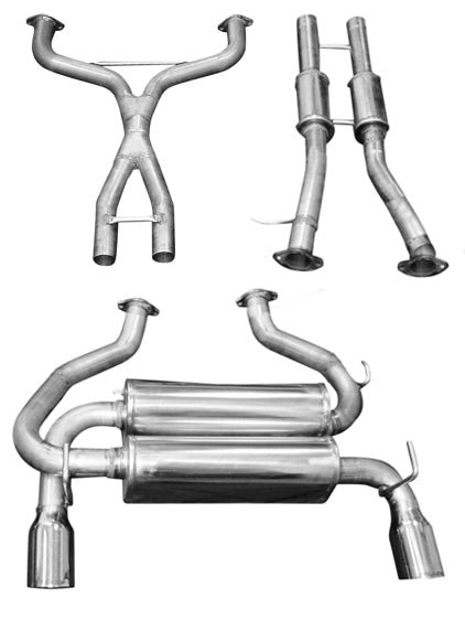 2003-2009 Nissan 350Z Exhaust System Stillen 504350D