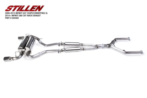 2008-2013 Infiniti G37 Q60 Coupe Exhaust System Stillen 504402