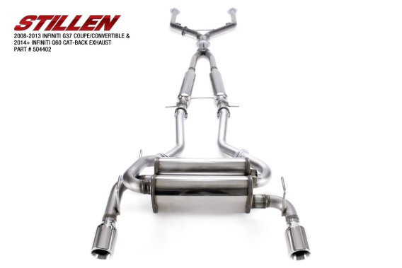 2008-2013 Infiniti G37 Q60 Coupe Exhaust System Stillen 504402