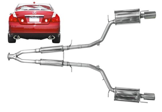 2006-2010 Infiniti M35 Exhaust System Stillen 504435