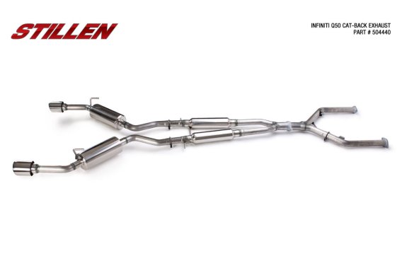 2014-2015 Infiniti Q50 Exhaust System Stillen 504440