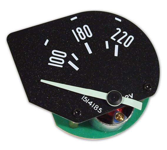 1960 C1 Corvette Temperature Gauge